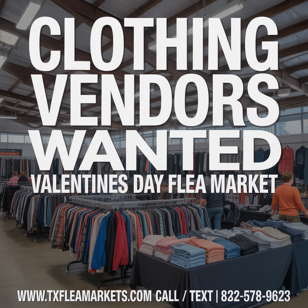 Clothing Vendors Wanted